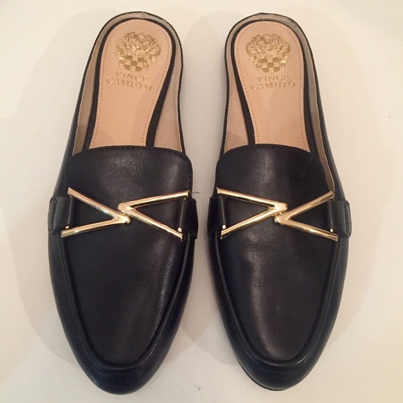 vince camuto black mules
